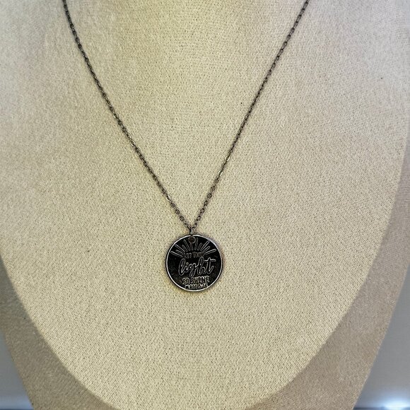 Let Your Light so Shine Pendant Necklace - Picture 3 of 6